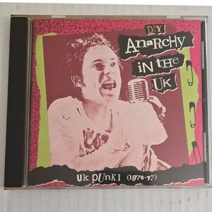 DIY Anarchy In The UK CD 1993 Rhino Records Vintage Punk Rock Compilation